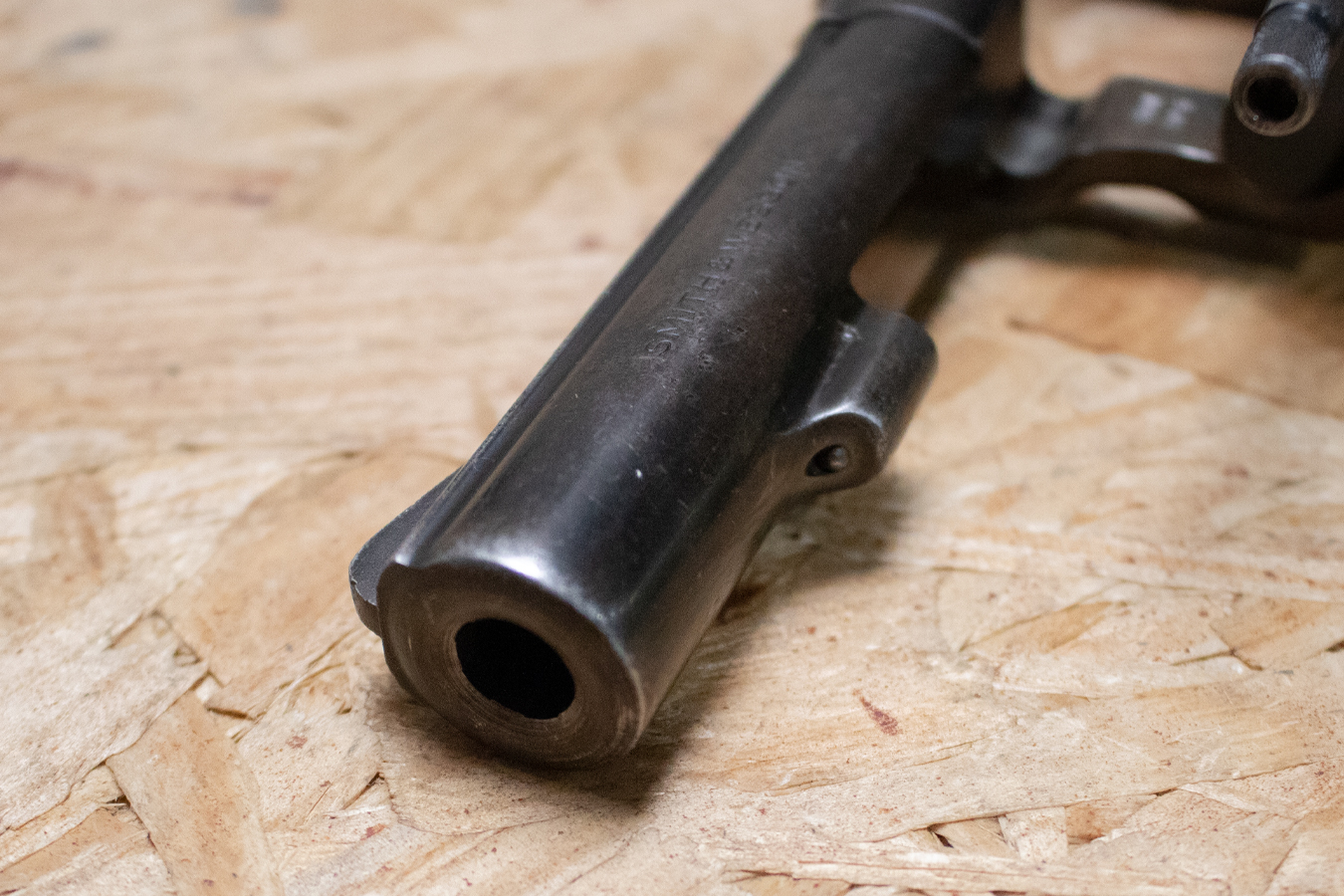 SMITH AND WESSON Model 10-6 38 Special Police Trade-In Revolvers with Heavy Barrel and Rubber Grips